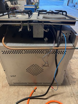 Cocina y horno gas butano/eléctrico