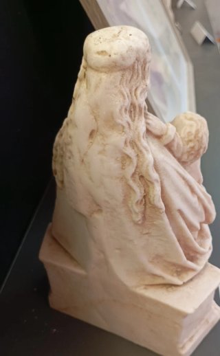 Virgen de la Leche Piedra Mármol
