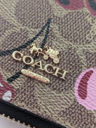 Cartera Coach Cherry