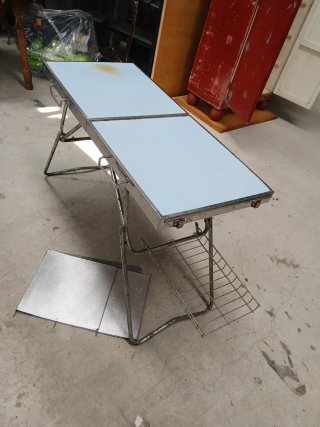 Mesa Camping Antigua Años 70