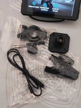 Pantalla Moto Carplay Android con USB y Removible