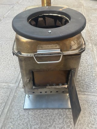 Estufa de camping portátil