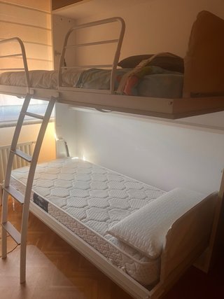 Litera abatible doble horizontal con altillo