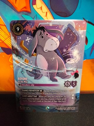Carta Lorcana Eeyore Enchanted