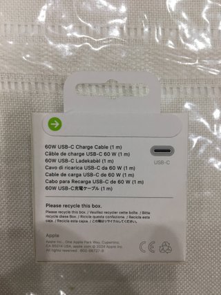 Cavo Apple USB-C 60W (1m)