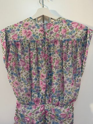Vestido floral Zara Talla XS