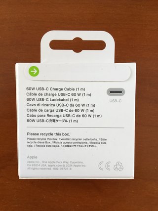 Cavo Apple USB-C 60W (1m)