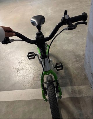 Bicicleta infantil Little Big verde