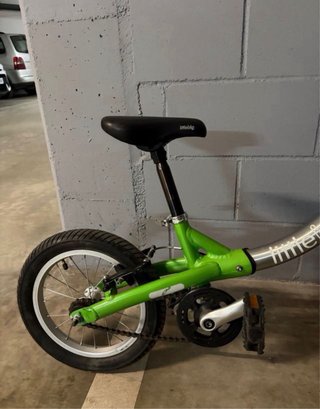 Bicicleta infantil Little Big verde