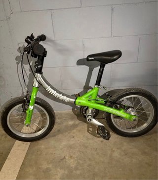 Bicicleta infantil Little Big verde