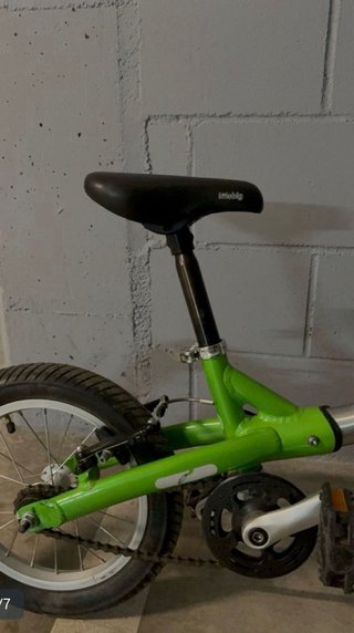 Bicicleta infantil Little Big verde