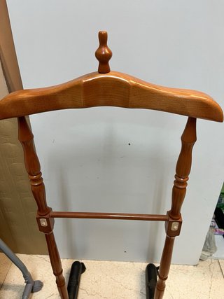 Galan de noche madera o maniqui (Casero) c/ruedas
