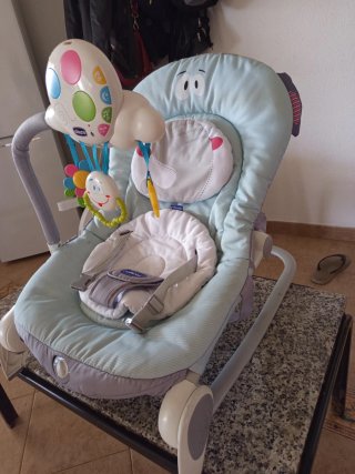 Pack Bebé Kikka Boo 3en1: Carrito, Corral y Mecedo