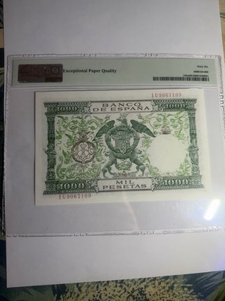 2 Billetes 1000 Pesetas Reyes Católicos 1957.