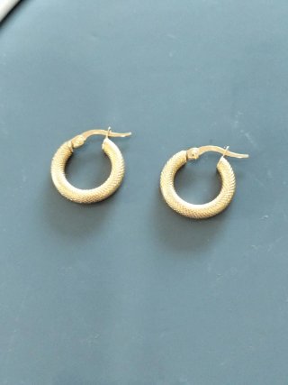 Pendientes Aro Oro Mujer Nuevos