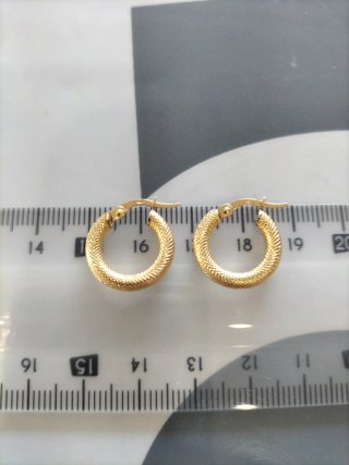 Pendientes Aro Oro Mujer Nuevos
