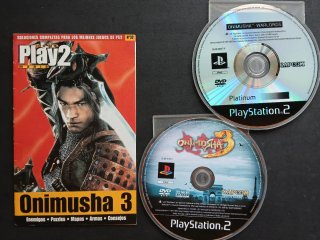 LOTE ONIMUSHA WARLORDS + ONIMUSHA 3 PS2+GUÍA