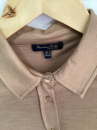 Camisa Massimo Dutti manga larga Talla XS