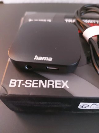 Transmisor Receptor Bluetooth Hama 2 en 1.