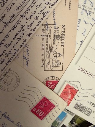 Lote 100 postales antiguas
