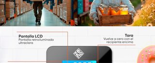 Báscula digital industrial 200kg/10 g SIN ESTRENAR