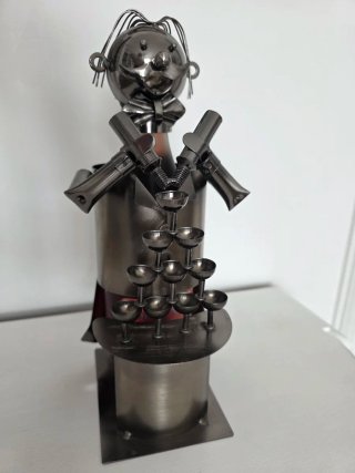 Portabottiglie Design Metallo