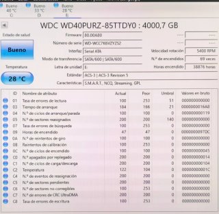 3 x WD Purple 4TB HDD