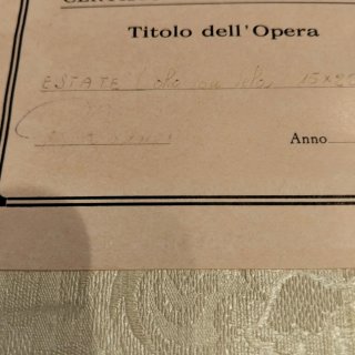 Set 4 Dipinti Olio Tela Cornice Legno