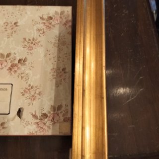 Set 4 Dipinti Olio Tela Cornice Legno
