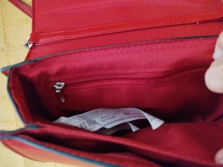 Bolso granate/rojo Stradivarius