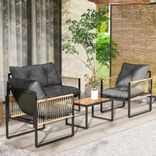 Conjunto Muebles Jardín Ratán Sintético