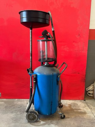 Recogedor de aceite para taller