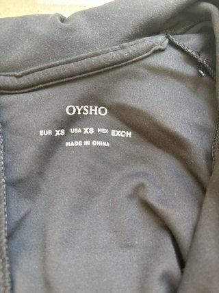 Ropa deportiva negra talla XS 99% nuevo