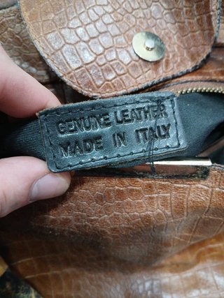 Bolso de cuero marrón mujer