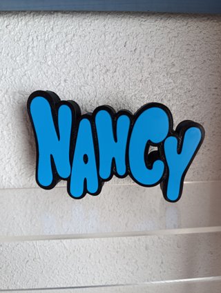Letreros Barbie Nancy Bratz Monster High 3D