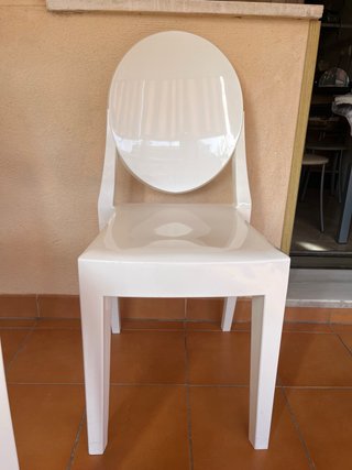 Set di 2 sedie bianche Ghost Kartell
