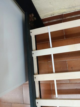 Base de cama tapizada con cabezal 150x190
