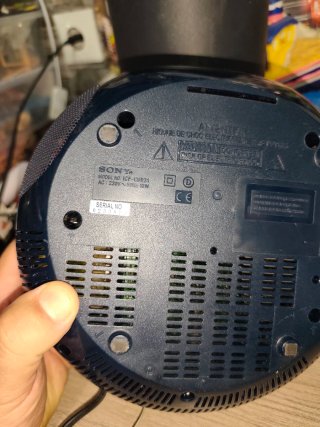 Radio CD Sony ICFCD831 Blue Psyc Dream  Machines F