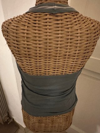 Top donna beige e verde