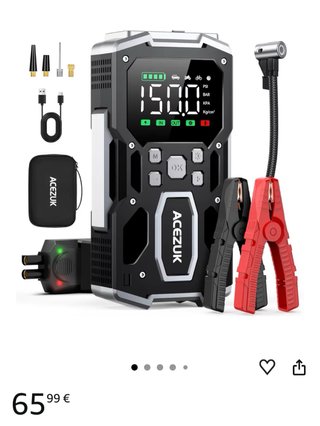 Arrancador ACEZUK 8000A y Compresor
