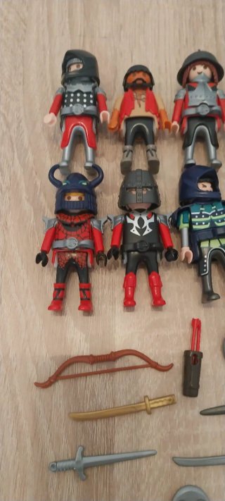 Playmobil,medieval,lote,castillo,caballeros,fortin