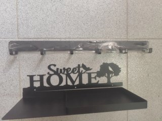 Colgador llaves Sweet Home metal
