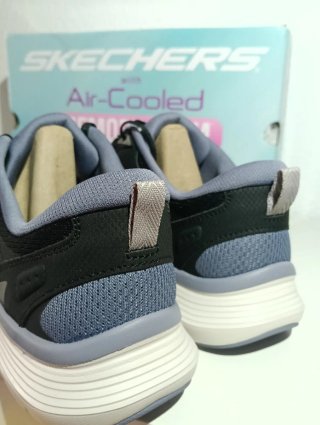 Zapatillas Skechers Mujer Talla 42 Negras/Grises