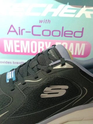 Zapatillas Skechers Mujer Talla 42 Negras/Grises