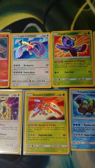 Lote Cartas Pokémon Leyendas Luminosas