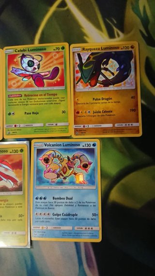 Lote Cartas Pokémon Leyendas Luminosas