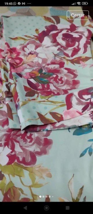 Conjunto Top crespón y pantalón estampado
