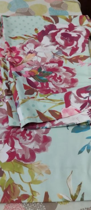Conjunto Top crespón y pantalón estampado