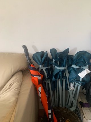 3 Sillas de Camping Plegables