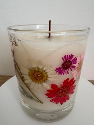 Vela de cera de soja